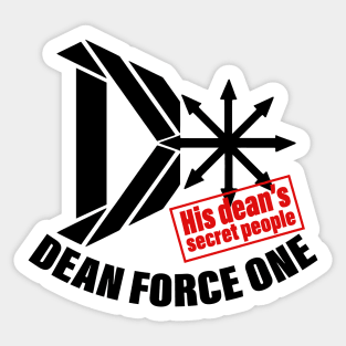 Dean Force One Sticker